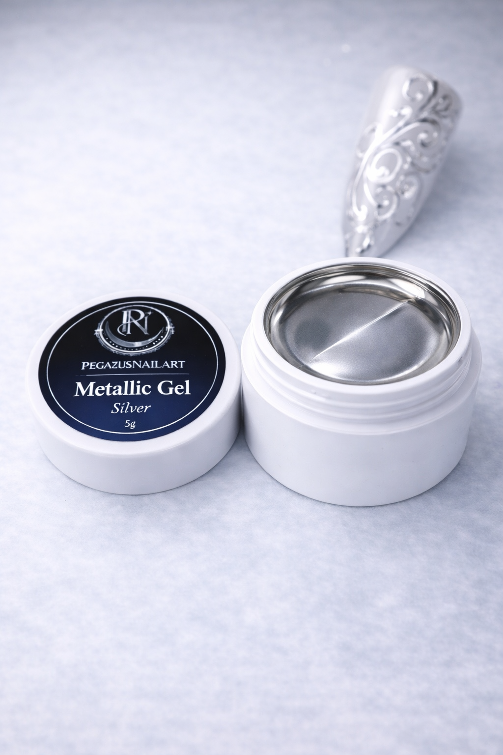 Metallic Gel-Silver